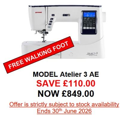 Janome Atelier 3 - 10th Anniversary Edition