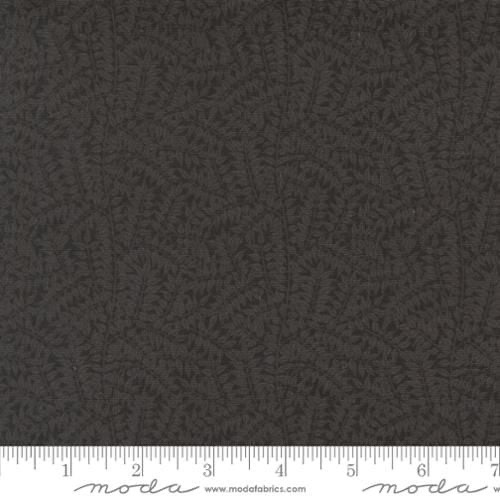 Last Fat Quarter - Morris Manor - Best Of Morris by Barbara Brackman - Branch - No. 8397 18 (Ebony)