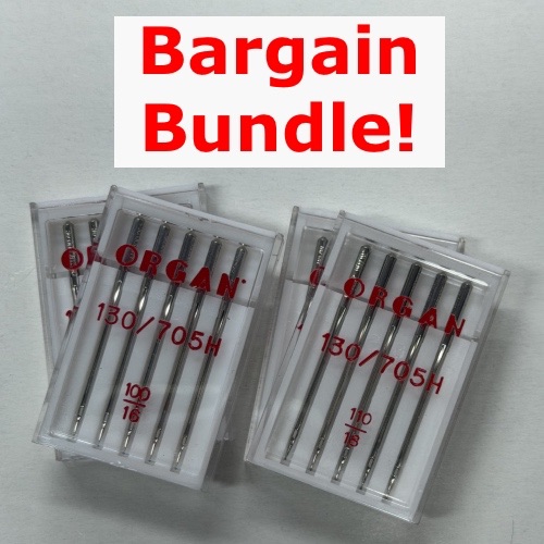 BARGAIN BUNDLE! Universal Needles - Sizes 100/16 & 110/18- 4 Packs of 5 - Organ