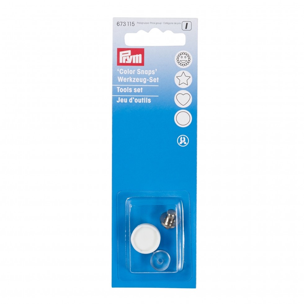 REDUCED TO CLEAR  - Color Snaps Tool Set - For use with  the Prym Vario Pliers Tool - Prym (673115)
