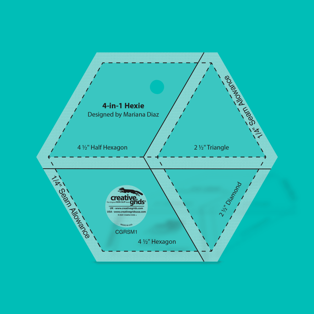 4-in-1 Hexie - CGRSM1 - Creative Grids