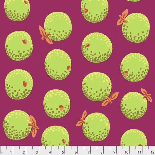 Oranges - Lime - PWGP177.LIME - Kaffe Fassett Collective - Last Fat Quarter