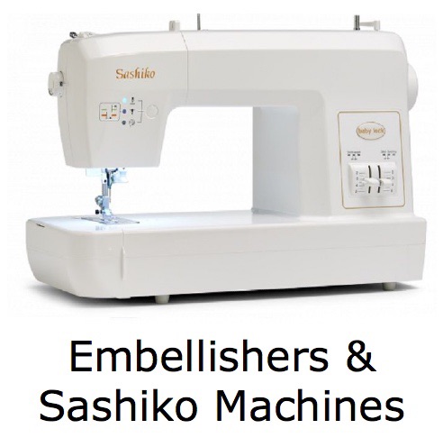 <!-- 20 -->Embellishers & Sashiko machines