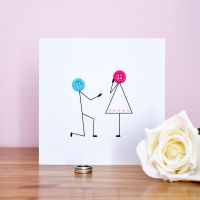  button people engagement card