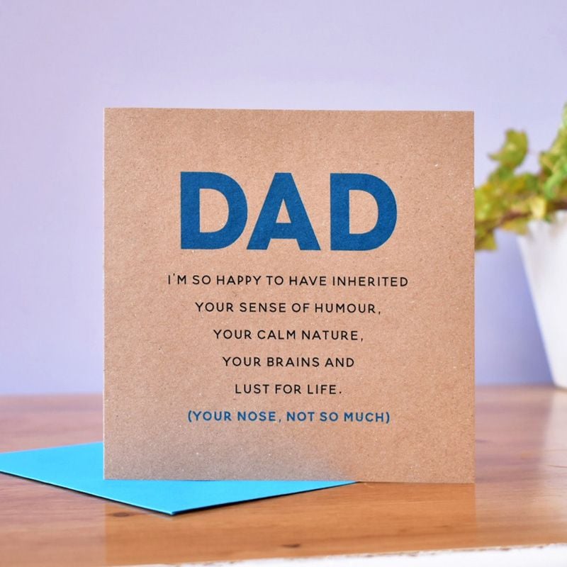 Father card personalised Father's Day Special Dad brilliant DAD Fathers day card 