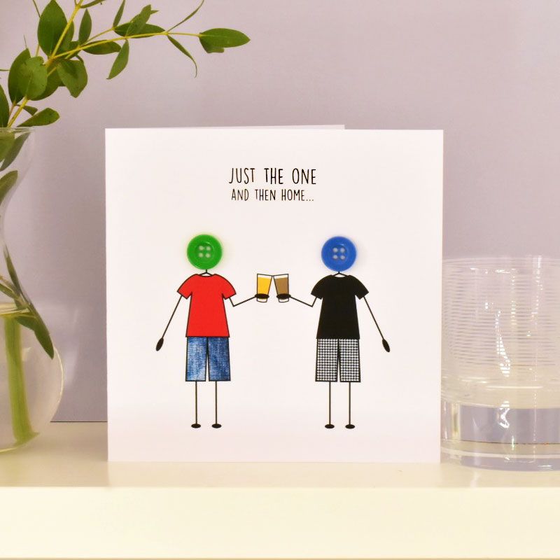 just the one and then home card for boys