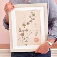 from seedling to flowers print (unframed)