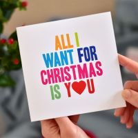 all i want for christmas is you christmas card