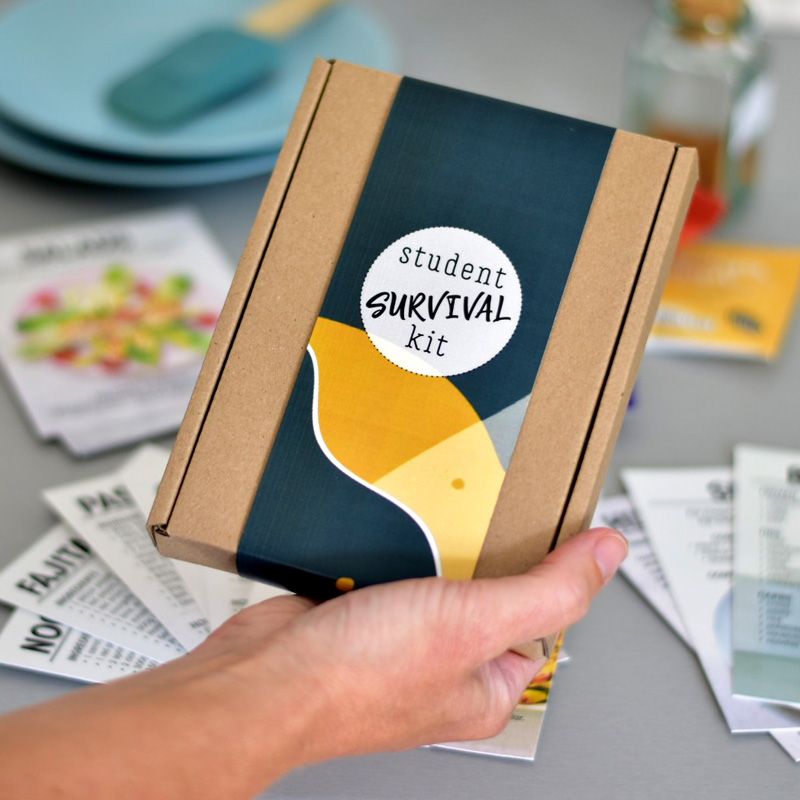 'student survival kit' letterbox gift