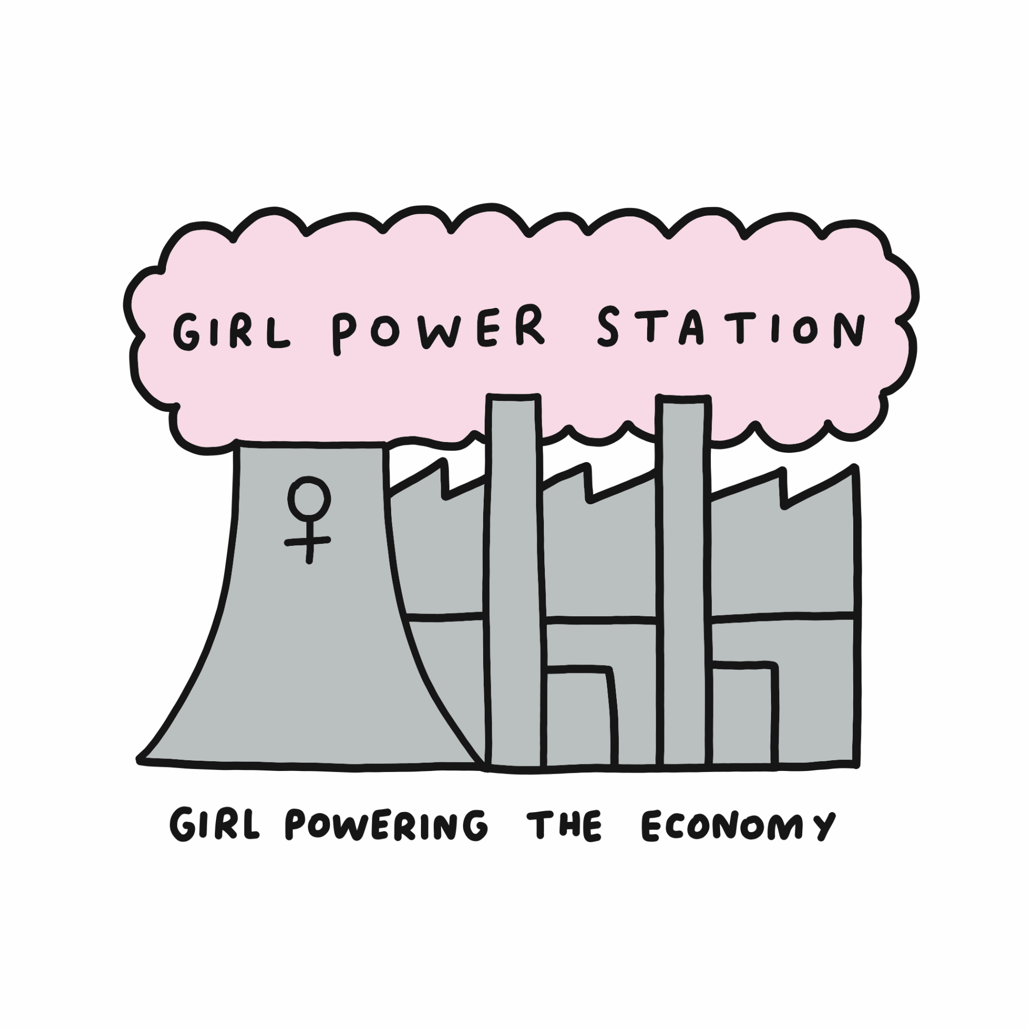 girl powering the economy
