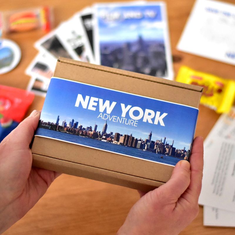 'New York adventure' letterbox gift