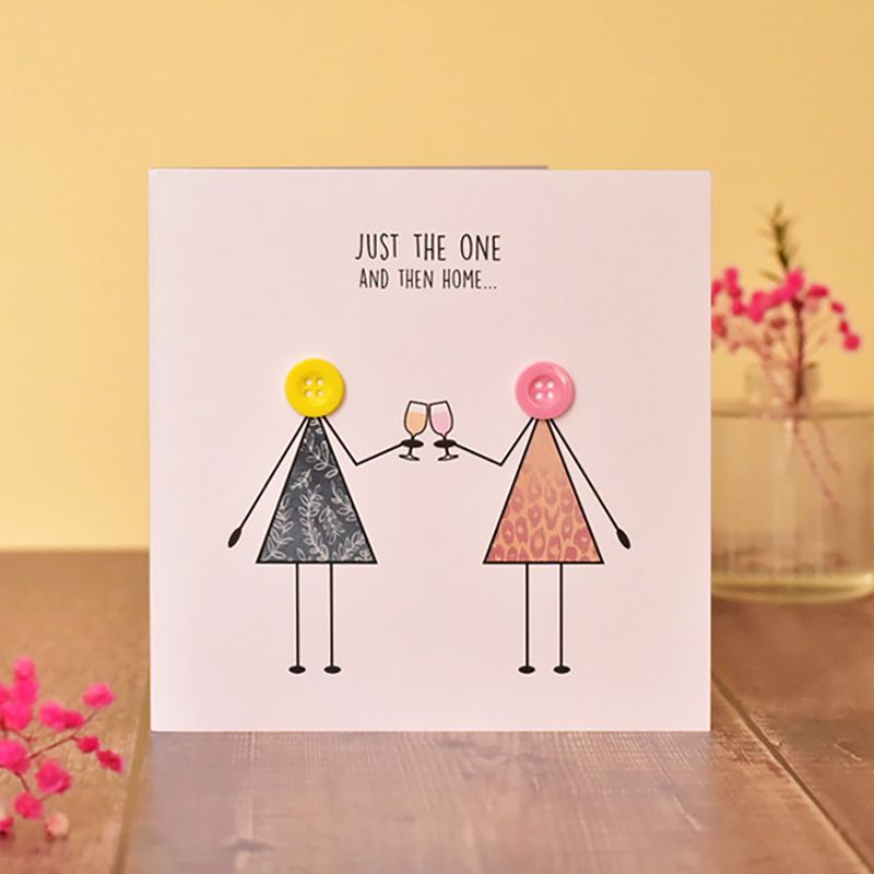 just the one and then home card for girls