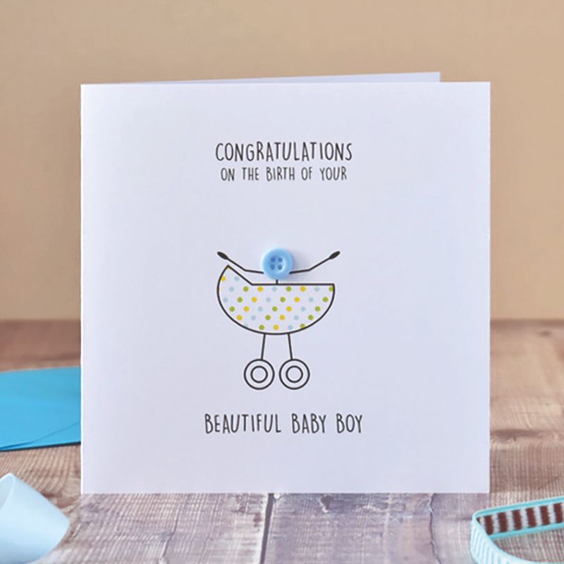 new baby boy congratulations card