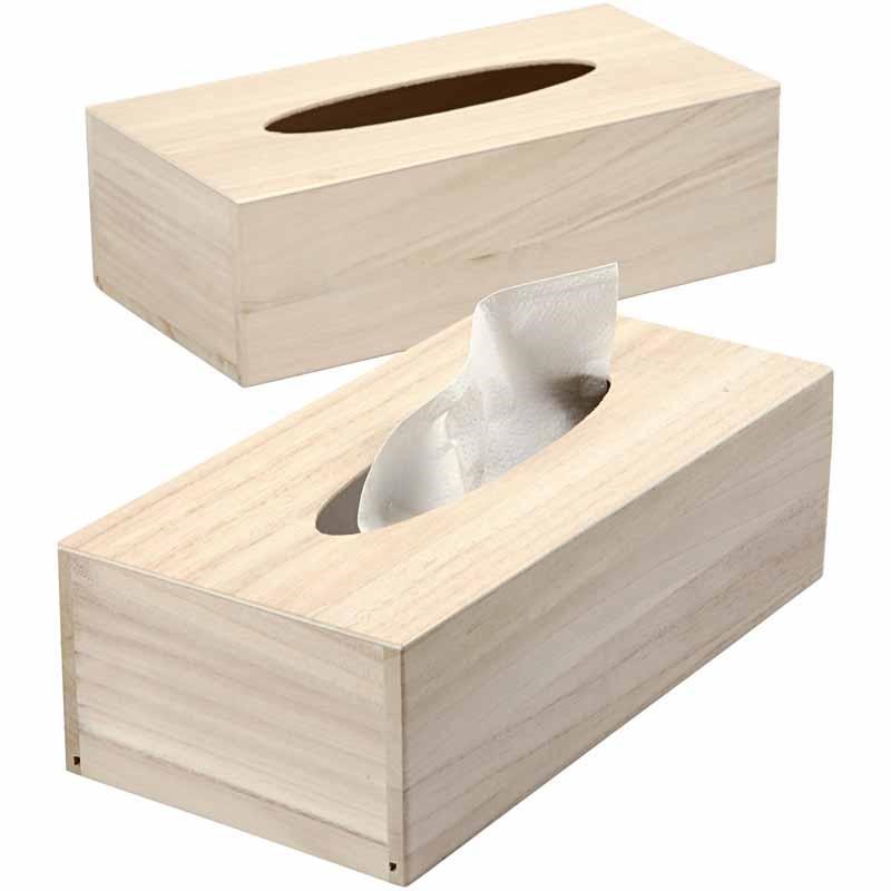 Tissue Box made from Empress Wood.