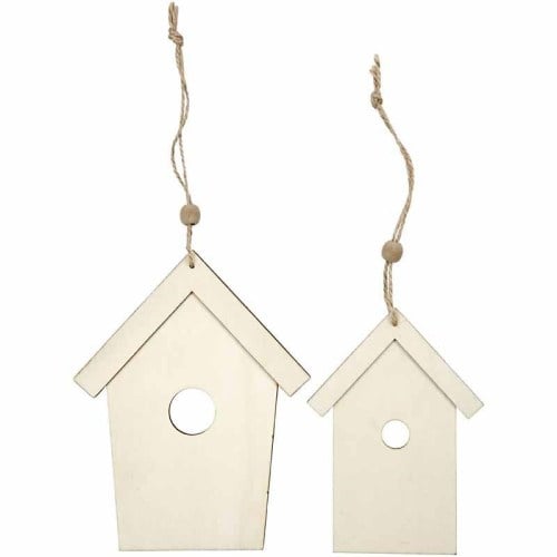 Bird houses. 2 Sizes 13+17,5 cm, thickness 5 mm