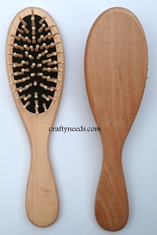 Wooden Hair brush. Perfect to go with the wooden mirrors.