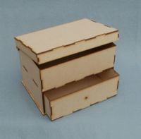 A5 MDF Box with Draw by Candy Box Crafts