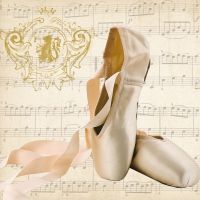 Concerto Ballet Napkin - 25 cm x 25 cm