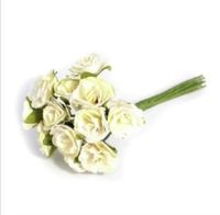Cream/White Rose Spray. Sonia. 18mm
