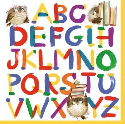 Colourful Alphabet Napkin