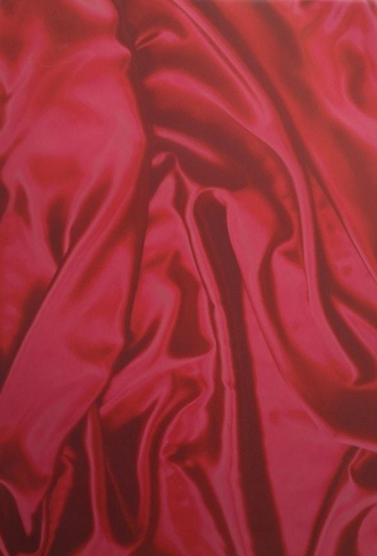 Vellum. Beautiful silk like Red vellum. A4. Potographed on white paper.