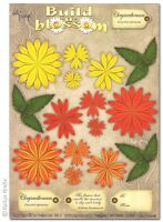 Build a blossom Chrysanthemum 3D decoupage.