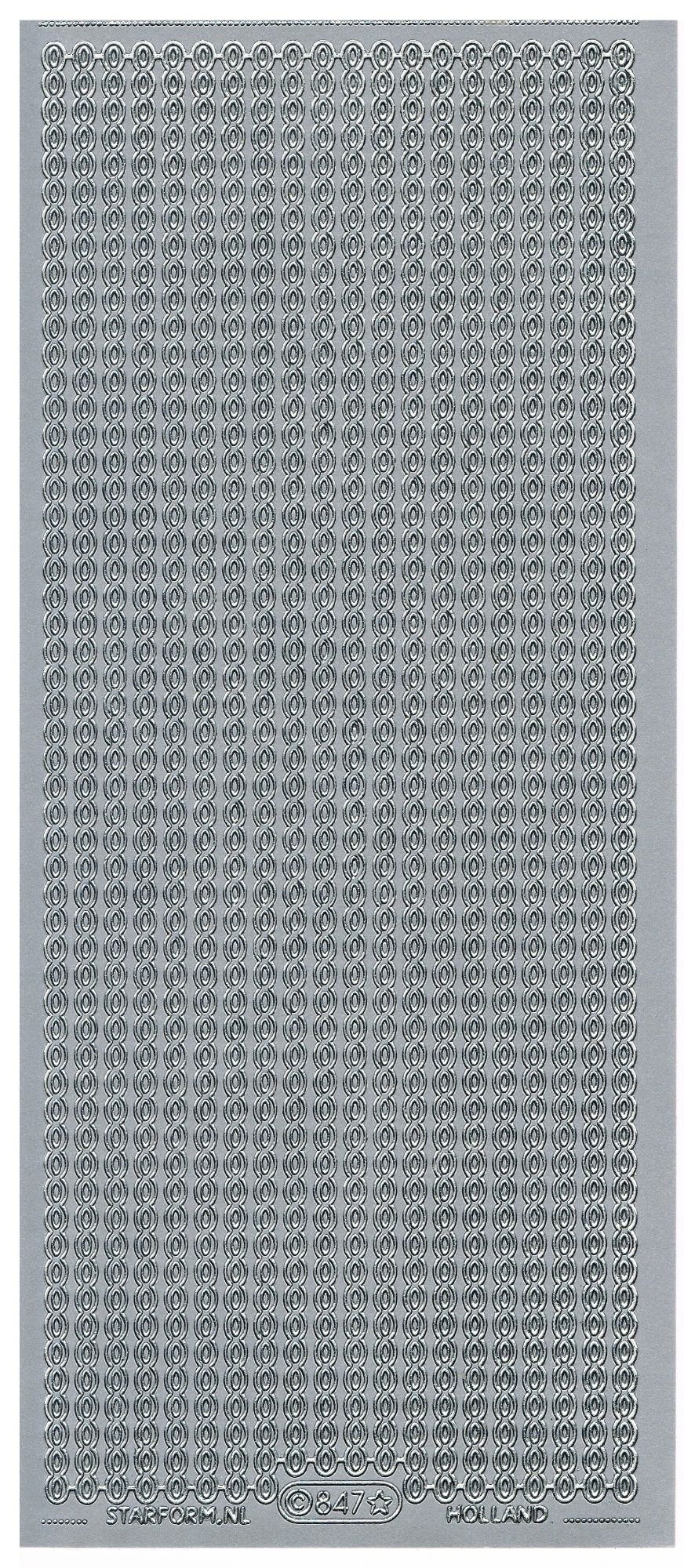 Chain line peel-off/sticker 847