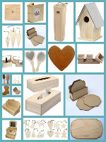 MDF, WOODEN ITEMS & OTHER ITEMS TO DECORATE