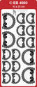 Corner inca, large & small.  stitching peel-off/stickers EB4660
