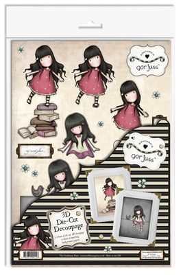 DC506343 - My Secret Place Gorjuss die cut decoupage