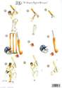 DCCR-001 - Cricket die cut decoupage