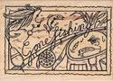 Gone Fishing Wooden Stamp