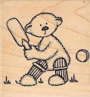 F-Q18 - Funstamps - Cricketer Ted