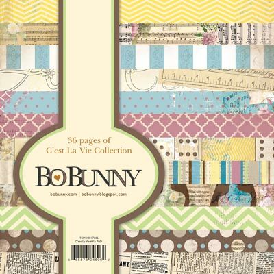 Bo Bunny 36 single sided decorative papers 6