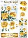 La Pashe Nice and Easel decoupage sheet - Golden Rose