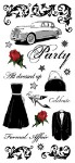 PSCB391 - Formal Affair glittered stickers