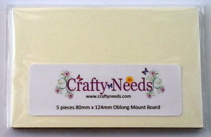 Oblong Mount Board. 5 pieces per pack