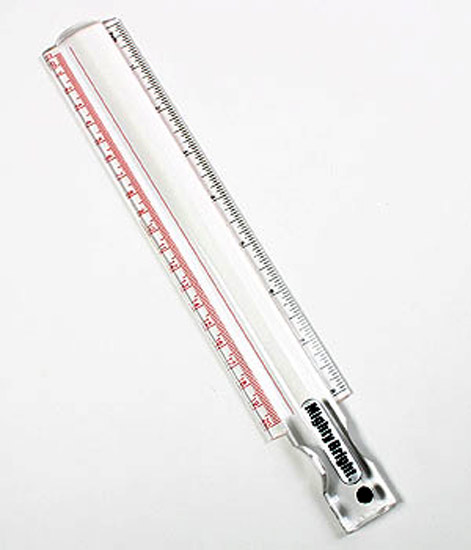 Mighty Bright Auto Focus Ruler Magnifier 8" 