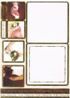 CON8015 - Wedding Concept Card. Die Cut.