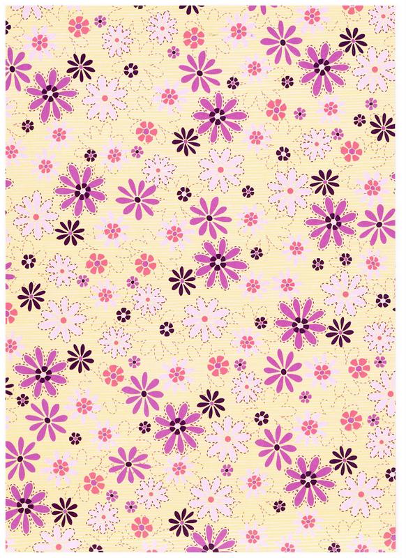 Funky Daisy 300gsm quality card. (CRD8056)