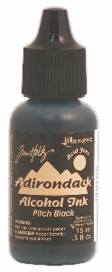 Adirondack Pitch Black Alcohol Ink - Earthtones - UK DELIVERY ONLY