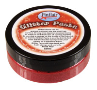Rose Red Glitter Paste