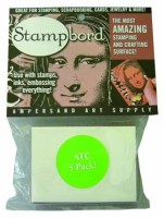 Pack of 5 ATCs sized Stampbord