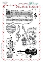CB06 - Music Fanfare A5 un-mounted rubbe stamp - UA5SP0363