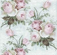 Rose napkins. 25 cm x 25 cm
