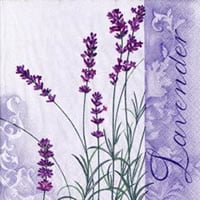Scent of Lavender napkins. 33 cm x 33 cm