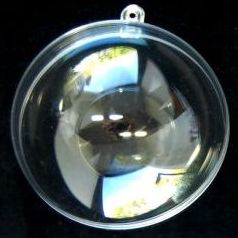 Product name: Transparent plastic ball (Glass effect) 70mm 