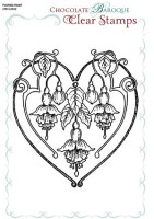 CB11 - Fuchsia Heart - CBCL0032 - Clear Stamps