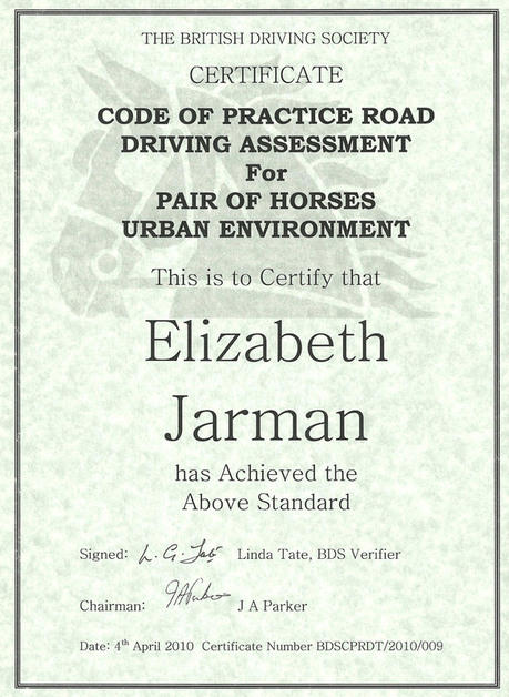 Driving-certificate