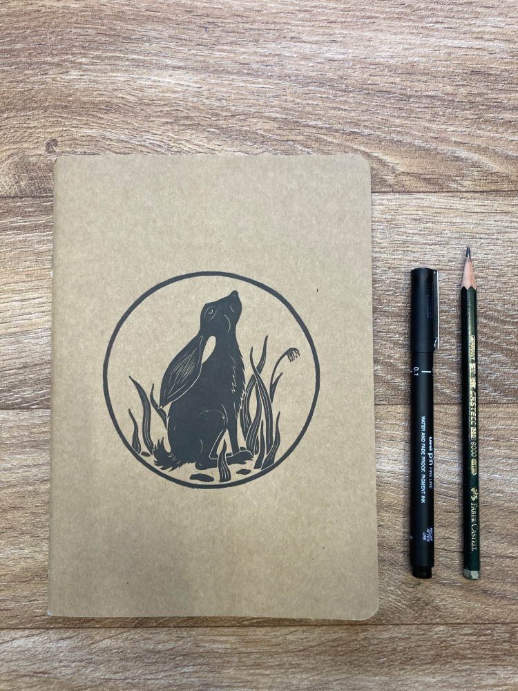 A5 Handprinted Sketchbooks